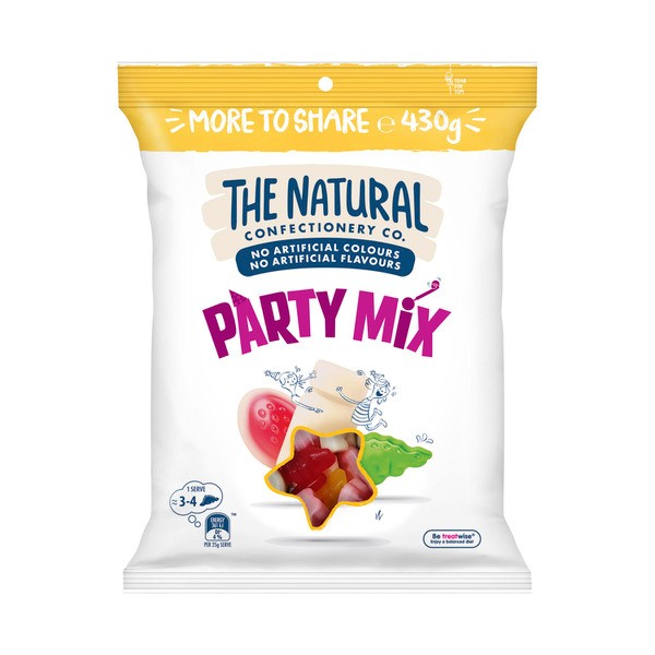 The Natural Confectionery Co. Party Mix Lollies Value Bag | 430g