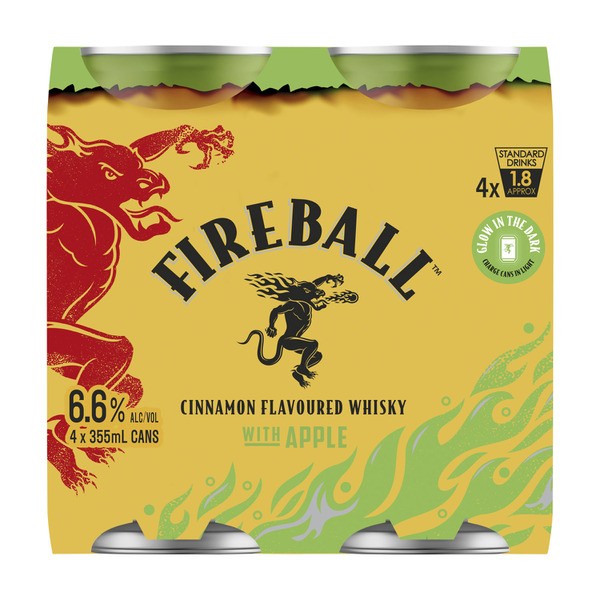Fireball & Cola 10% Can 250mL | 4 Pack