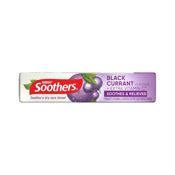 Soothers Medicated Blackcurrant Throat Lozenges | 43g