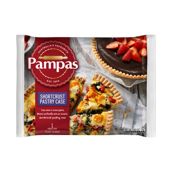Pampas Frozen Shortcrust Pastry Case | 220g