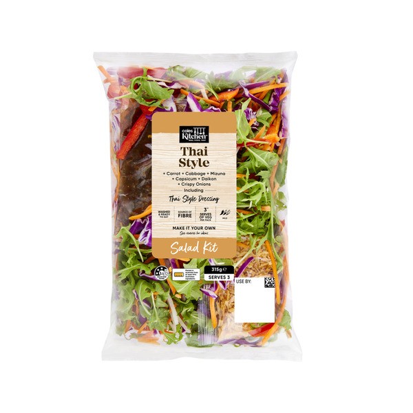 Coles Kitchen Thai Style Salad Kit | 315g
