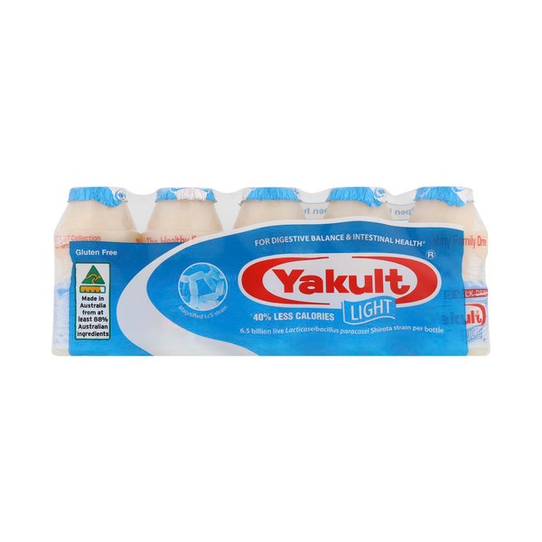 Yakult Fermented Light Probiotic Milk 5 Pack | 65mL