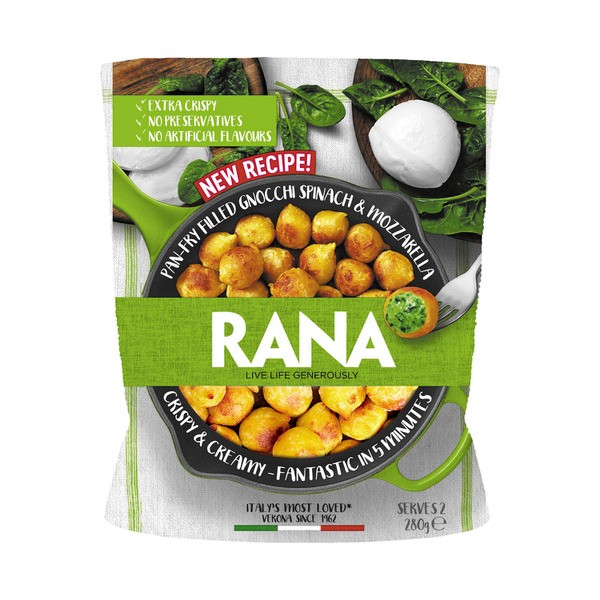 Rana Panfry Filled Gnocchi Spinach Mozzarella | 280g