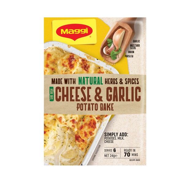 Maggi Gluten Free Side Dishes Potato Bake Cheese And Garlic | 23g