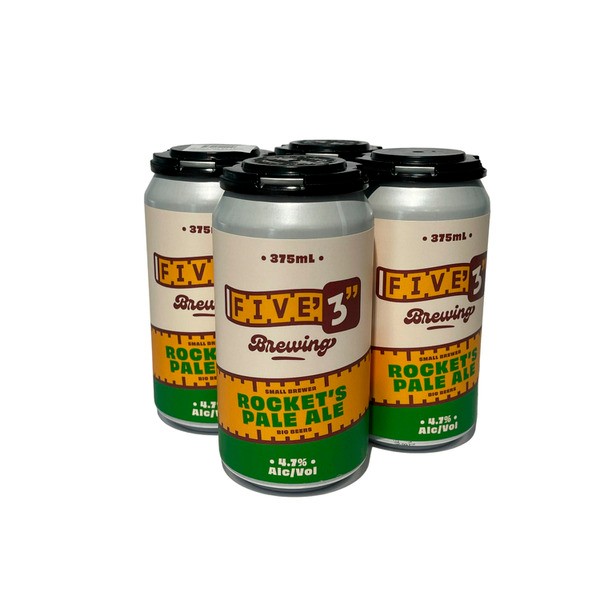 Five 3 Brewing Rocket's Pale Ale Can 375mL | 4 Pack