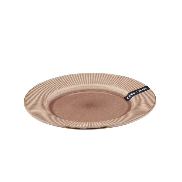Cook & Dine Ribbed Coffee Side Plate | 1 each