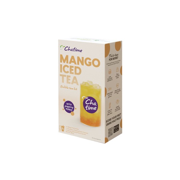 Chatime Mango Iced Bubble Tea | 4 pack
