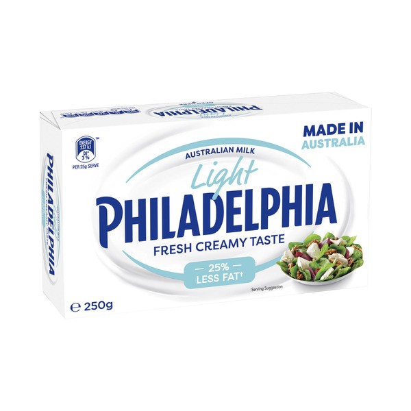 Philadelphia Light Cream Cheese Block | 250g