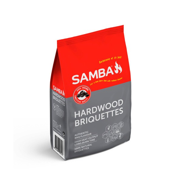 Samba Hardwood Charcoal Briquettes | 2kg