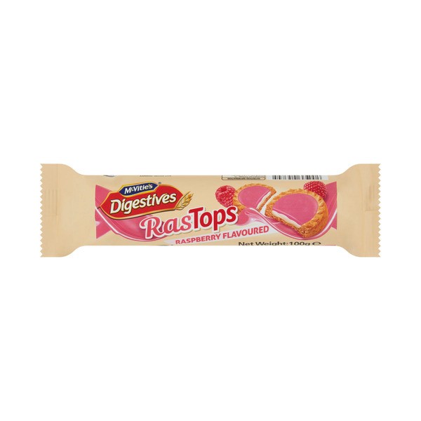Mcvitie's Digestives Tops Raspberry Biscuits | 100g