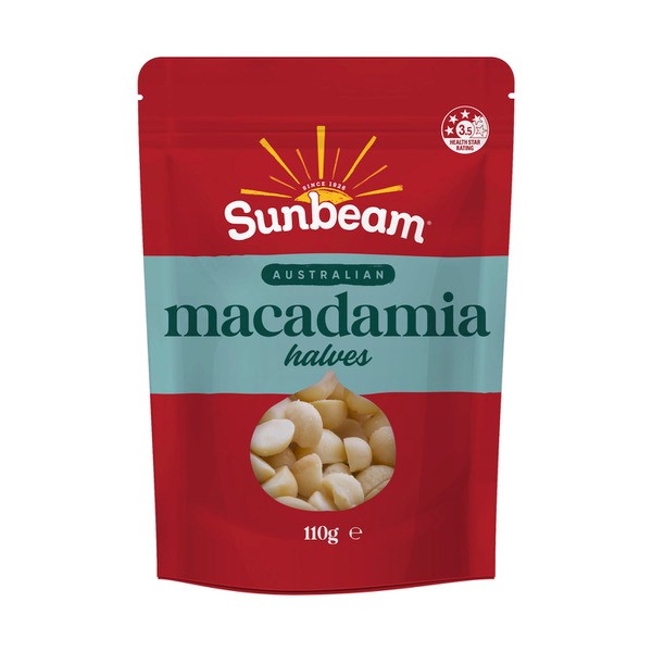 Sunbeam Australian Nuts Macadamia Halves | 110g