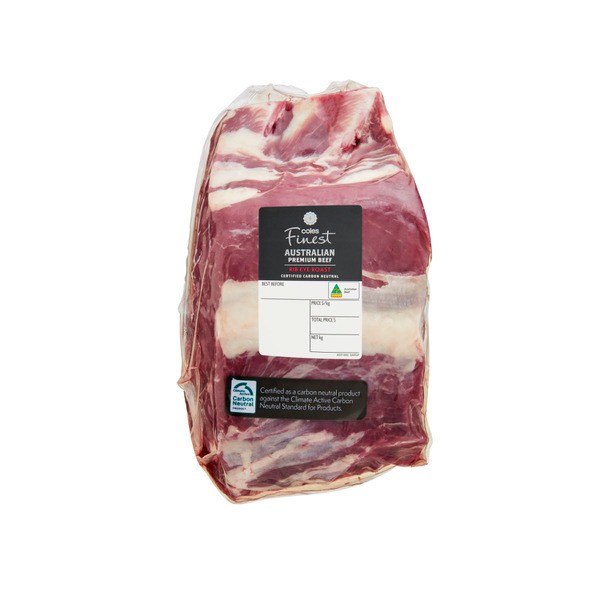 Coles Finest Carb Neutral Beef Rib Eye Roast | approx. 1.3kg