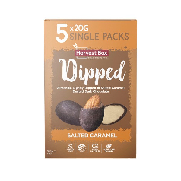 Harvest Box Dark Chocolate Dipped Caramel Multipack | 5 pack