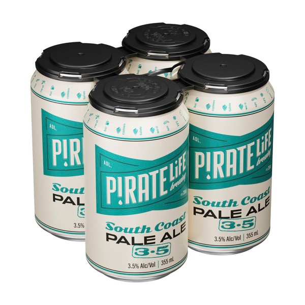 Pirate Life South Coast Mid Can 355mL | 4 Pack
