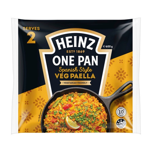 Heinz One Pan Spanish Style Veg Paella Rice Meal | 600g