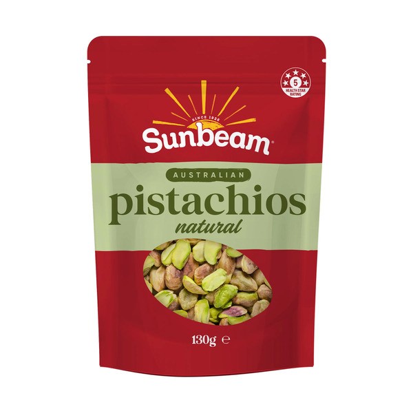 Sunbeam Australian Nuts Natural Pistachios | 130g