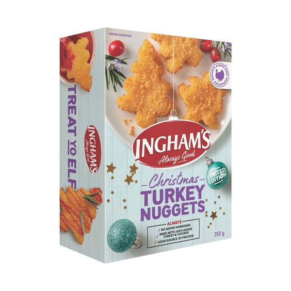 Inghams Xmas Tree Turkey Nuggets | 350g