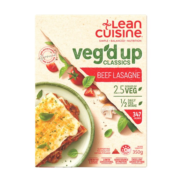 Lean Cuisine Veg'D Up Beef Lasagne | 350g
