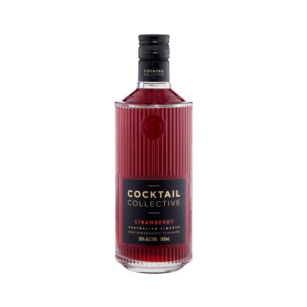 Cocktail Collective Strawberry Liqueur 500mL | 1 Each