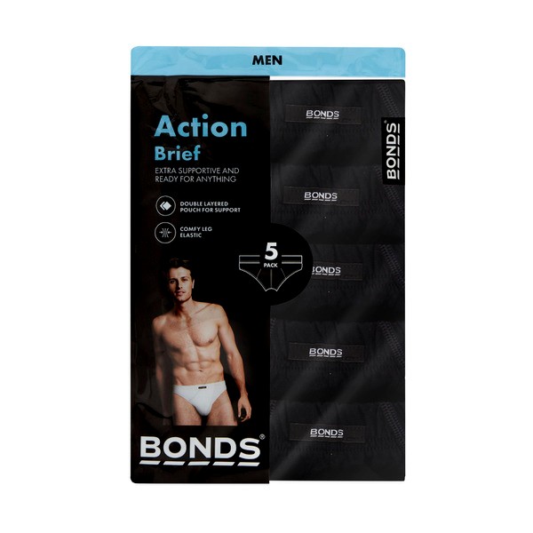 Bonds Men's Action Brief M | 5 pack
