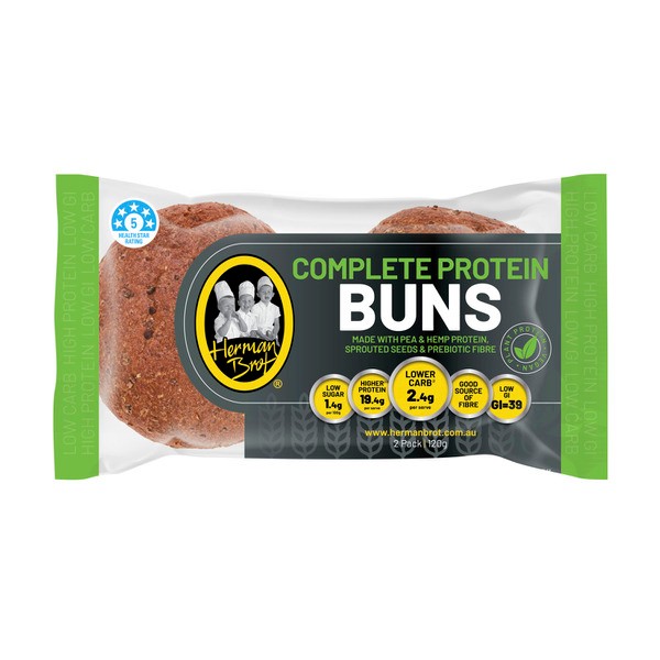 Herman Brot Complete Complete Protein Buns 2 pack | 120g