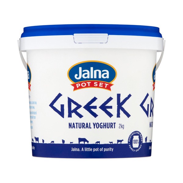 Jalna Pot Set Greek Style Natural Yoghurt | 2kg