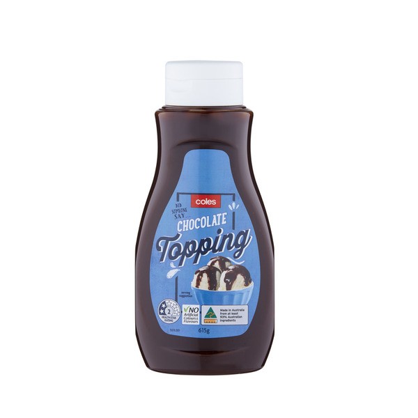 Coles Chocolate Topping | 615g