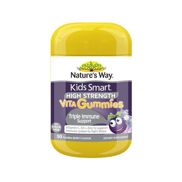 Nature's Way Kids Gummies High Strength Triple Immune | 50 pack