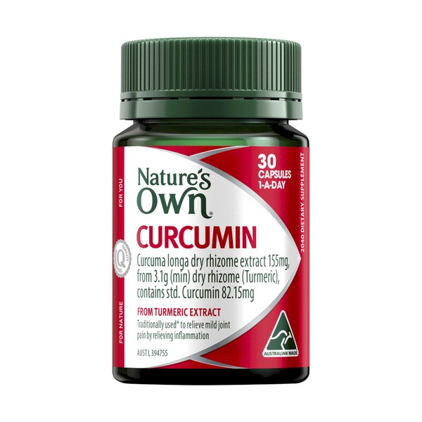 Nature's Own Curcumin for Joint Health | 30 pack