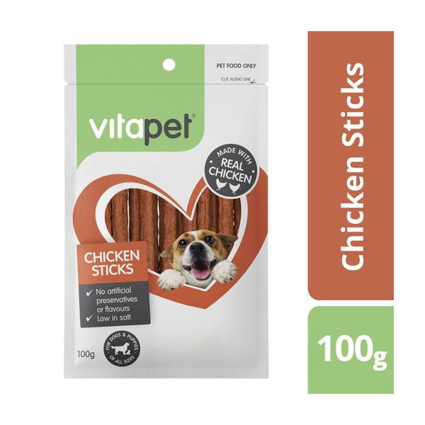 Vitapet Jerhigh Chicken Sticks Dog Treats | 100g
