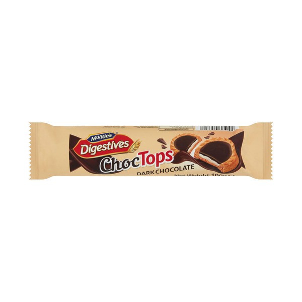 Mcvities Digestives Tops Biscuits Dark Chocolate | 100g