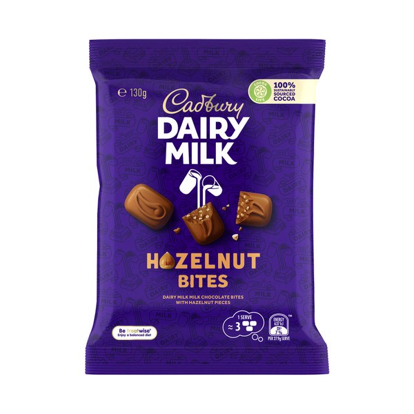 Cadbury Dairy Milk Hazelnut Chocolate Bites | 130g