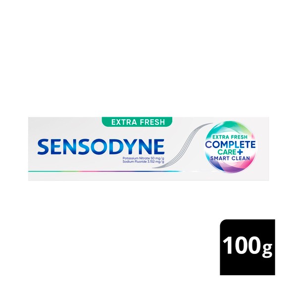 Sensodyne Complete Care and Smart Clean Extra Fresh Sensitive Toothpaste | 100g
