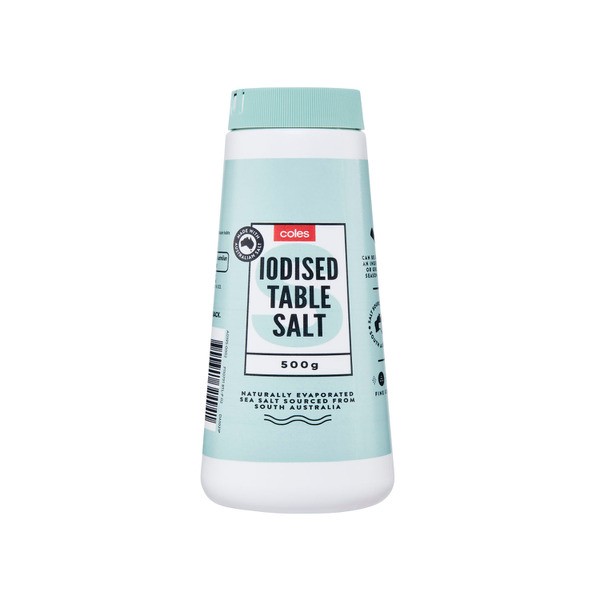 Coles Iodised Table Salt | 500g