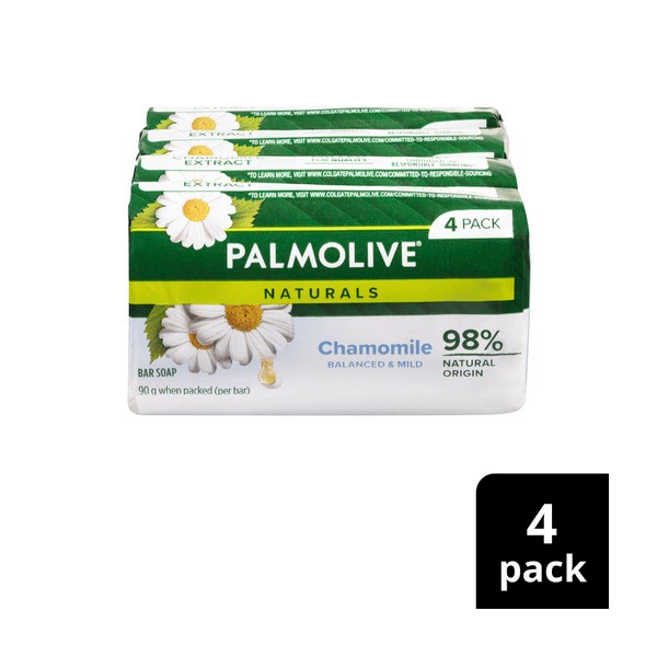 Palmolive Naturals Balanced & Mild With Chamomile Extracts | 4 pack