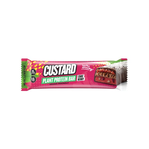 Muscle Nation Custard Plant Protein Bar Choc Berry | 50g