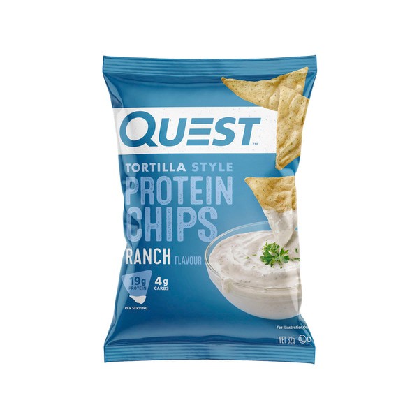 Quest Tortilla Style Protein Chips Ranch | 32g