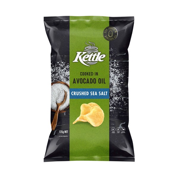 Kettle Avocado Oil Crushed Sea Salt | 135g