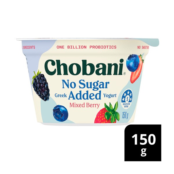 Chobani No Sugar Added Yogurt Mixed Berry | 150g