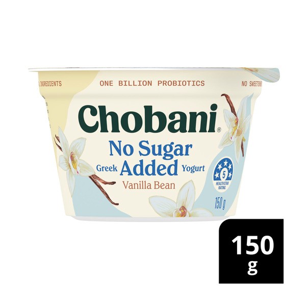 Chobani No Sugar Added Yogurt Vanilla | 150g