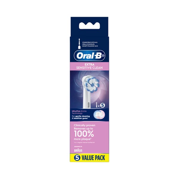 Oral B Power Brush Refill Eb60 Extra Sensitive | 5 pack
