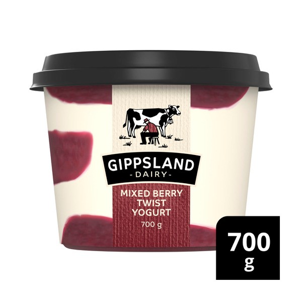 Gippsland Dairy Yogurt Mixed Berry | 700g