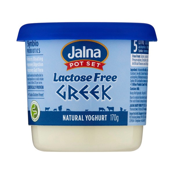 Jalna Greek Yoghurt Lactose Free | 170g