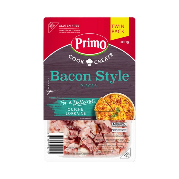 Primo Bacon Style Pieces Twin Pack | 300g