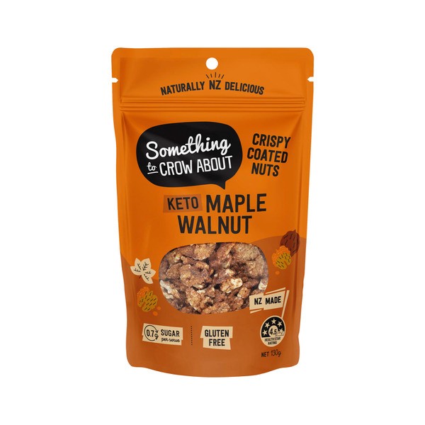 Something To Crow About Crispy Coated Nuts Maple Walnut | 130g