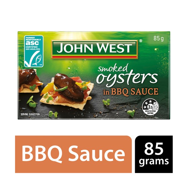 John West Smoked Oysters In BBQ Sauce | 85g