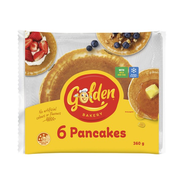 Golden Pancakes 6 Pack | 360g