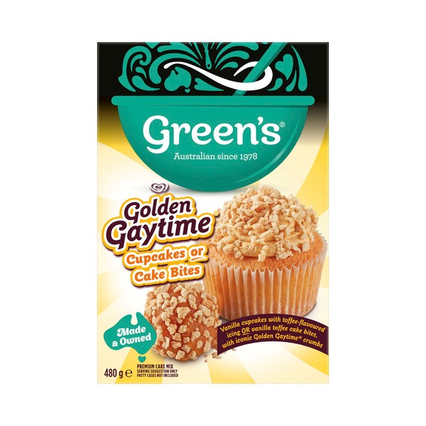 Green's Golden Gaytime Cupcakes Or Cake Bites Mix | 480g