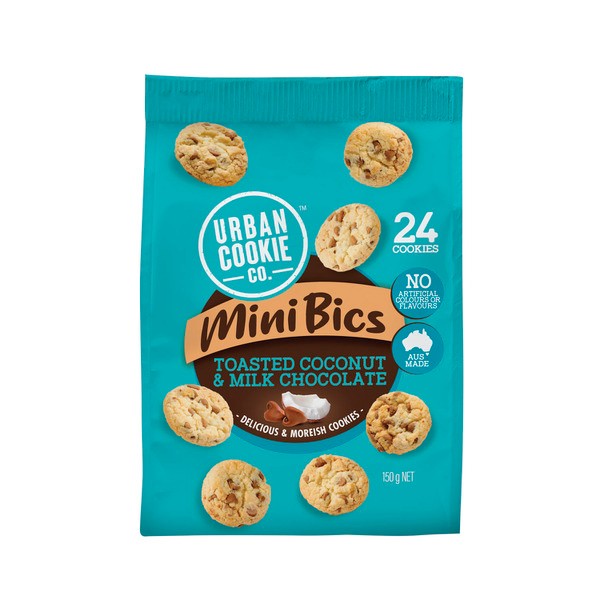 Urban Cookie Co. Mini Biscuits Cocnut Choc Chip | 150g