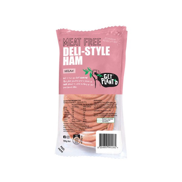 Get Plant'd Meat Free Ham Slices | 100g